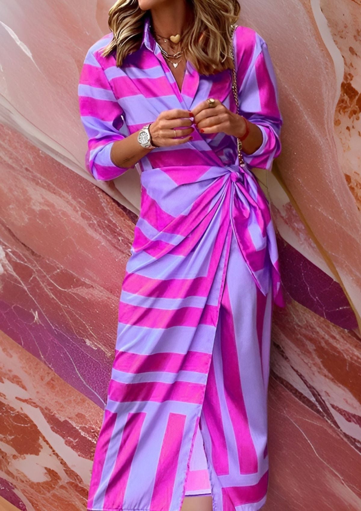 Hannah | Wickelkleid mit Druck
