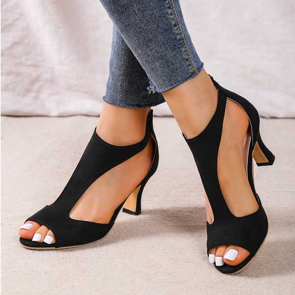 Heidrun™ - Orthopädische Sandalen mit Absatz