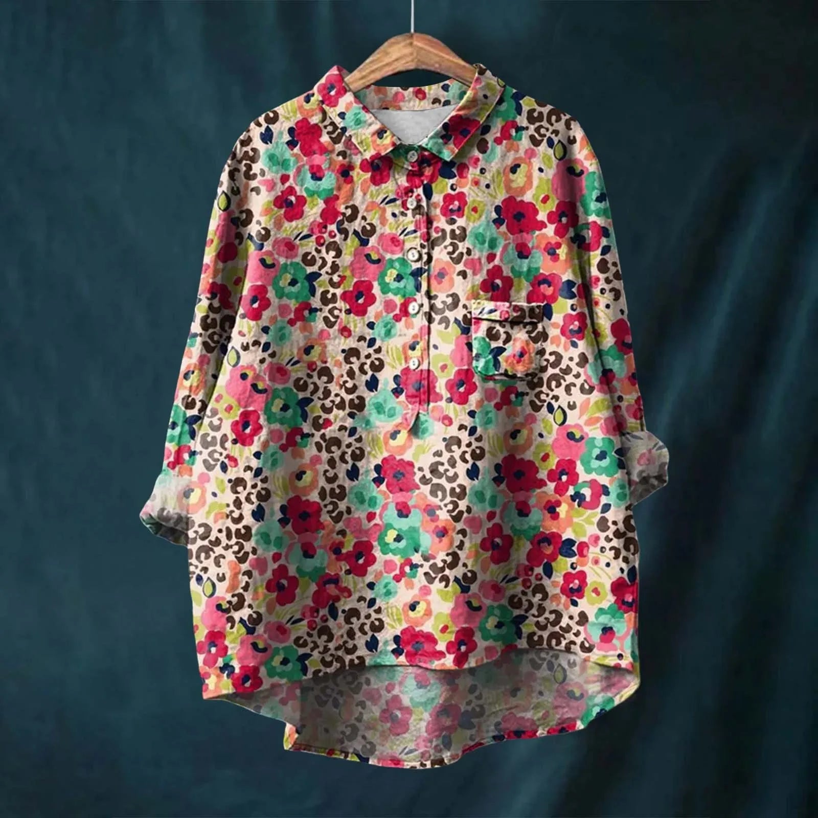 Natasha | Elegante Blumenbluse
