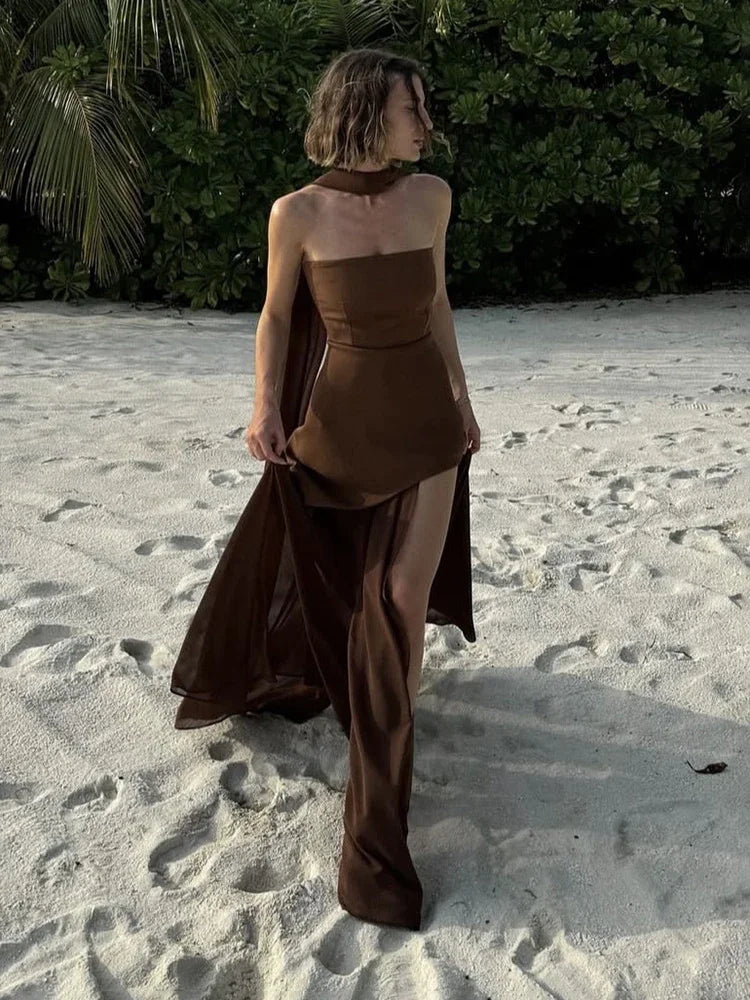 Georgia | Elegantes Kleid im Niedrigen Stil