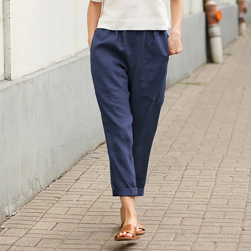 Crissa™ | Weite Hose mit Taschen