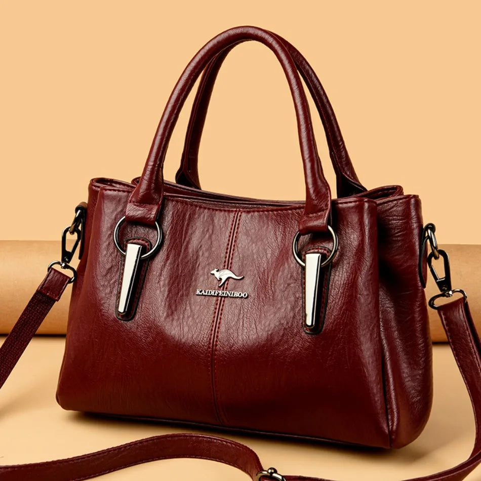 Mary Jane™ | Schultertasche aus weichem Leder
