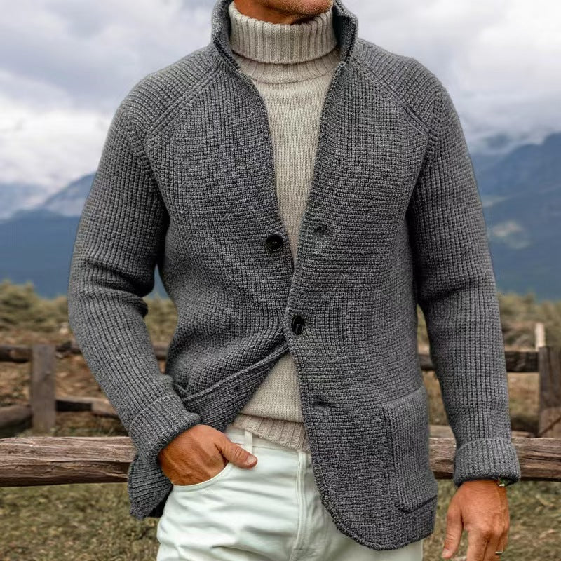 Jett - STRICKJACKE AUS DICKEM STRICK