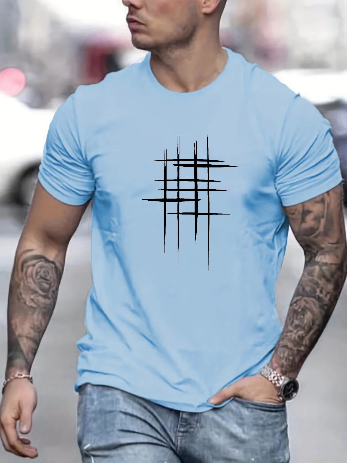 Savrani™ | Elegantes T-Shirt mit Kurzarm und Grafik