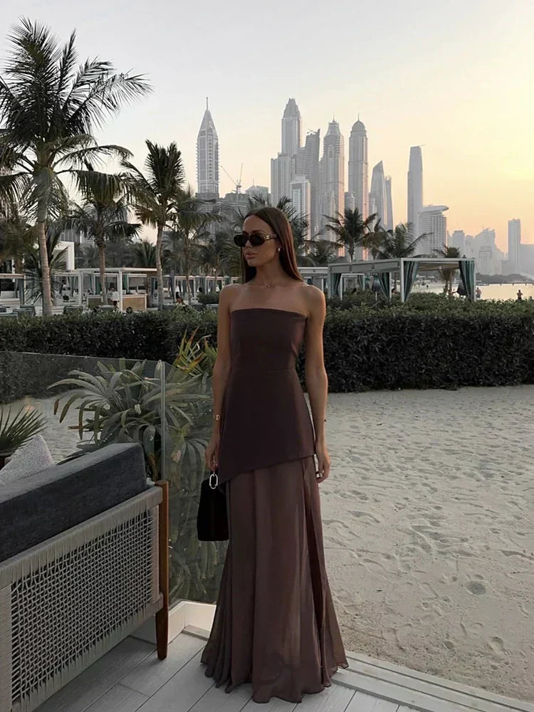 Georgia | Elegantes Kleid im Niedrigen Stil