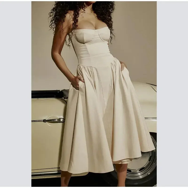 Giuseppa | Elegantes Midi-Kleid