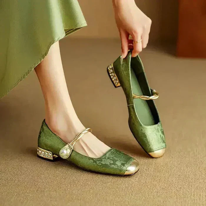 Cecilia™ | Perlen Ballerinas Mary Jane