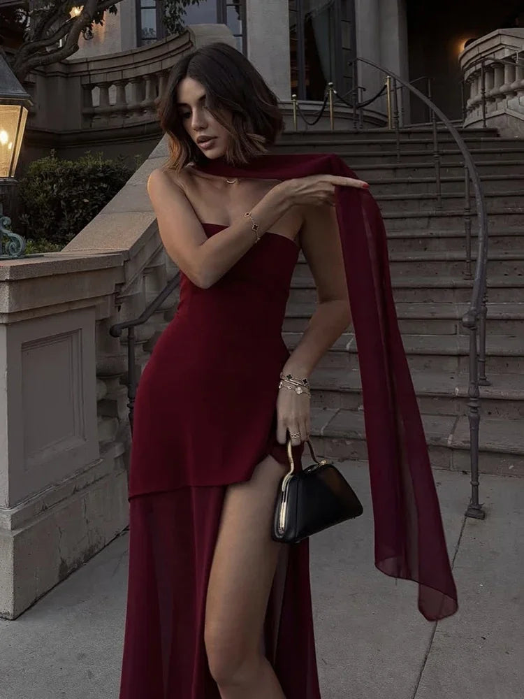 Georgia | Elegantes Kleid im Niedrigen Stil