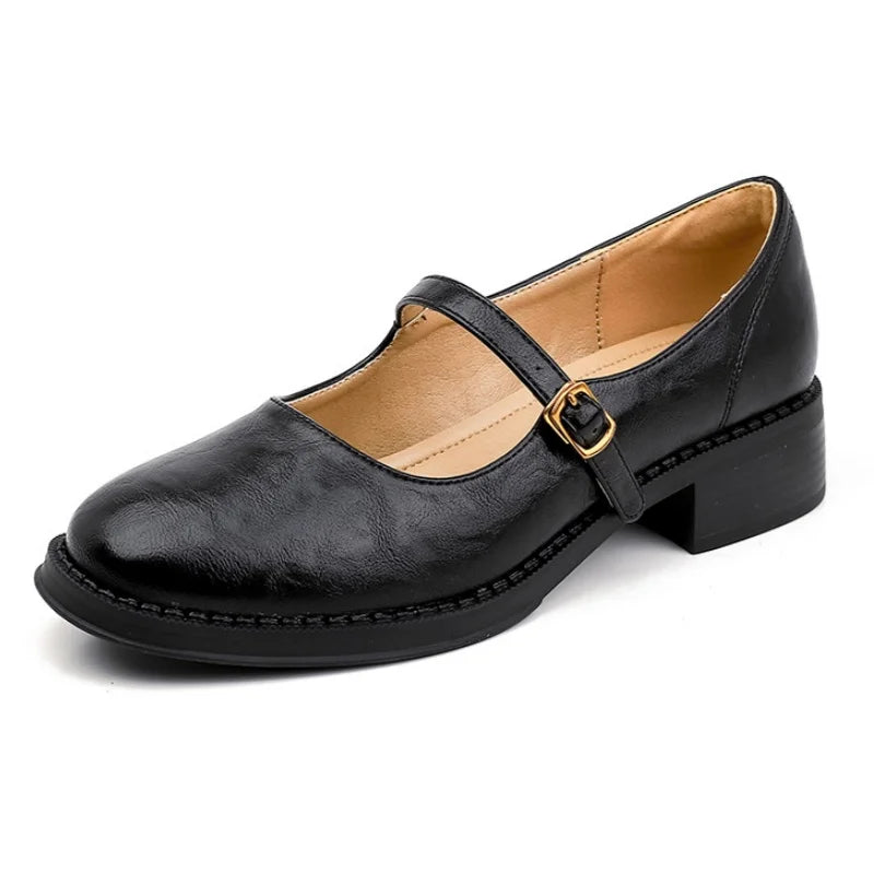 Amanda™ | Klassische Bequeme Mary Janes Aus Leder
