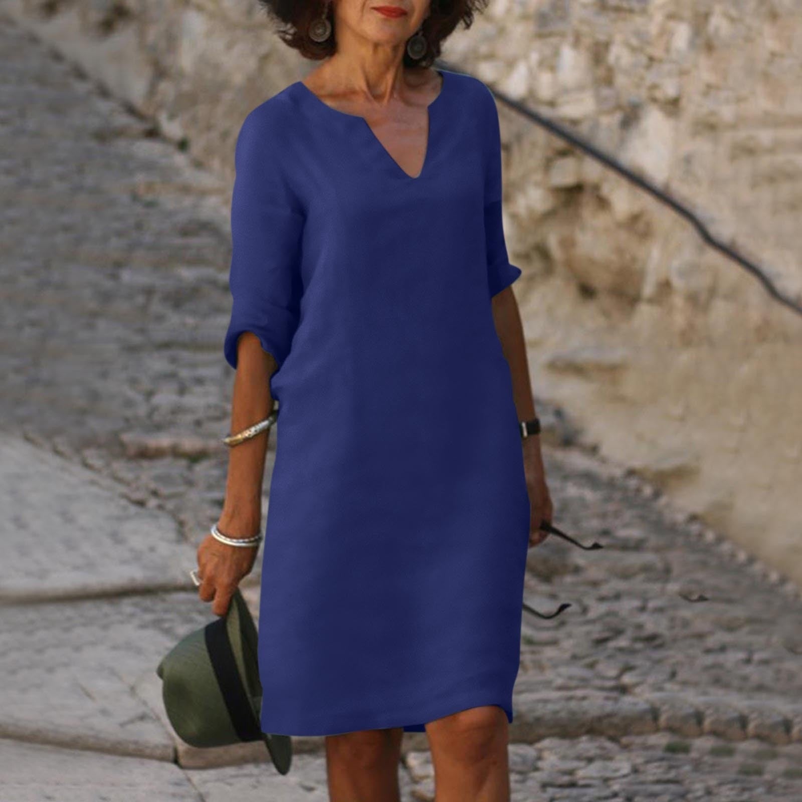 Cassie | Perfekt sitzendes Kleid mit V-Ausschnitt