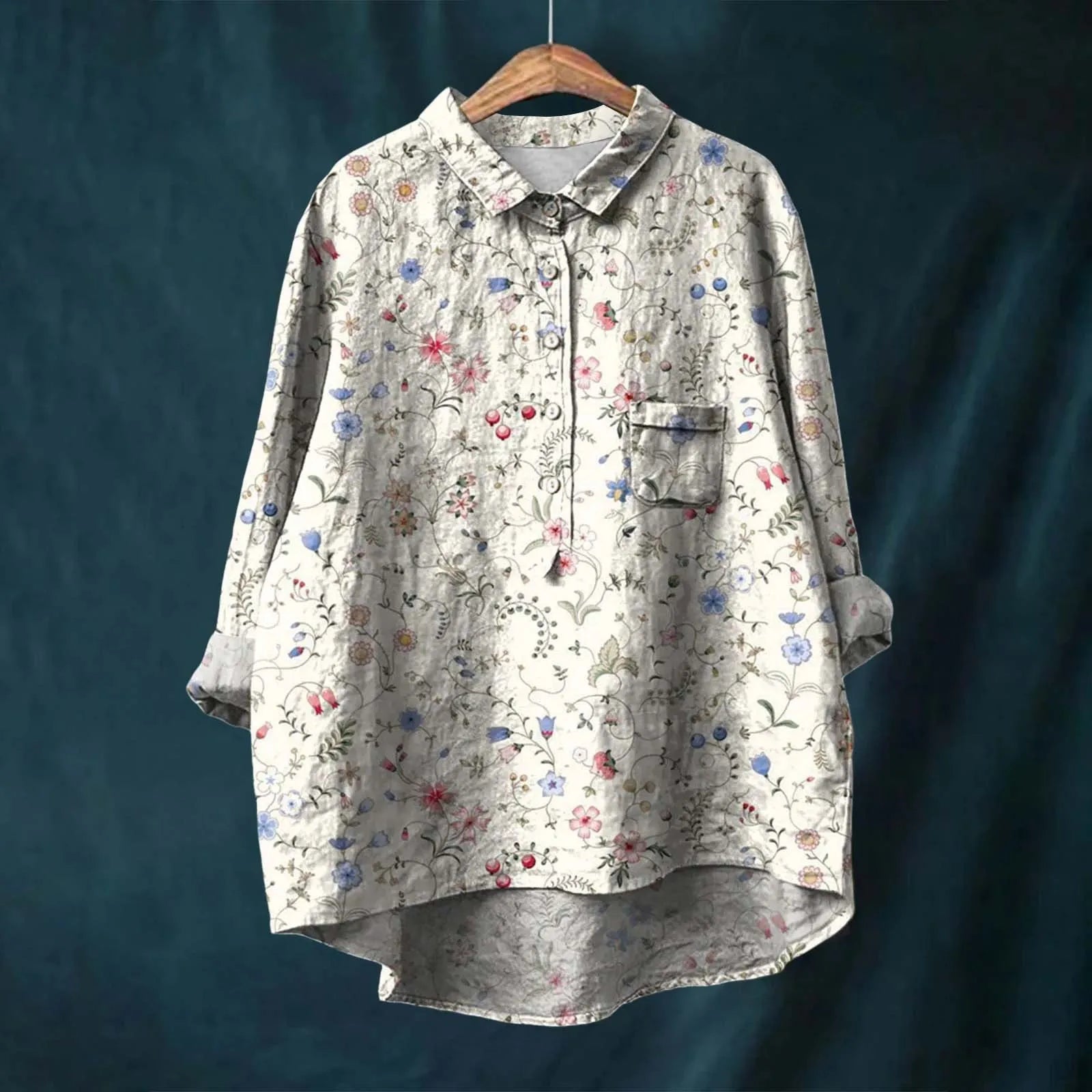 Natasha | Elegante Blumenbluse