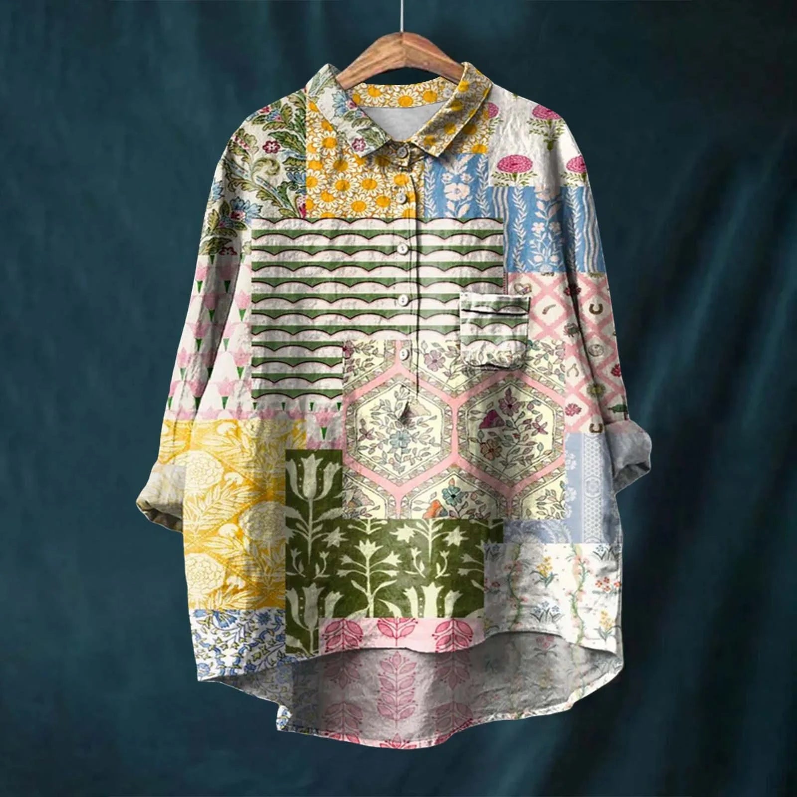 Natasha | Elegante Blumenbluse