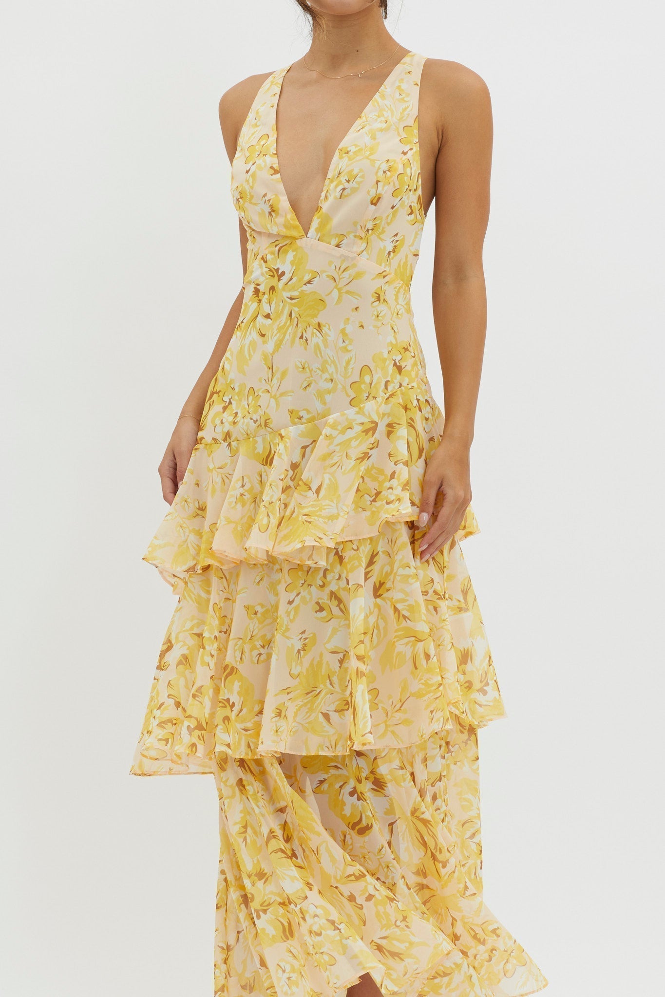 Faye™ | Midi Kleid Bloom Shift