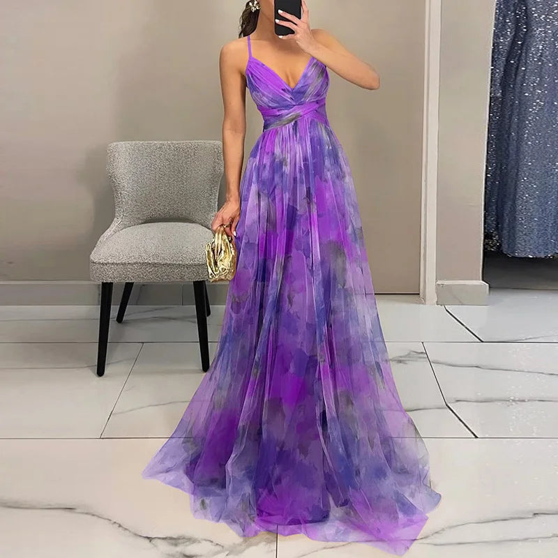 Giselle - Verführerisches Maxikleid mit Blumenmuster