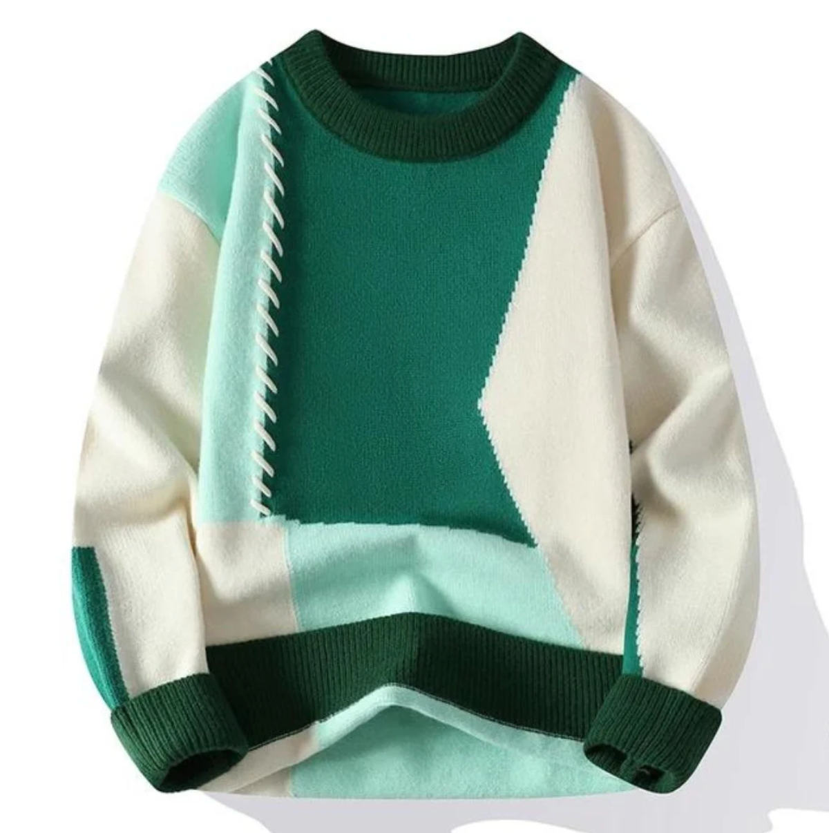 Tomasz | Patchwork-Pullover