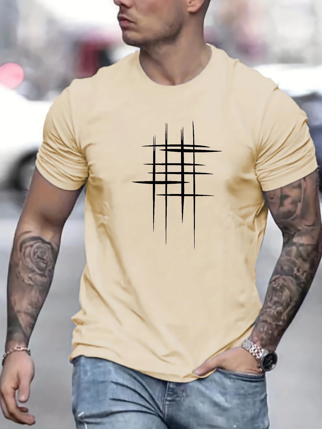Savrani™ | Elegantes T-Shirt mit Kurzarm und Grafik
