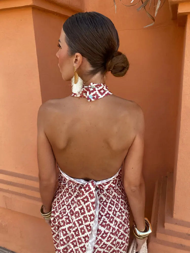 Mickay™ | Elegantes Midi-Kleid mit Drapierung und Off-the-Shoulder-Trägern