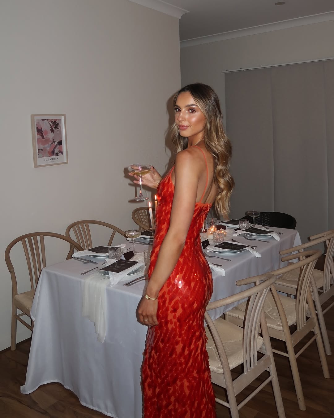 Kailani | Lange Maxikleid mit Pailletten