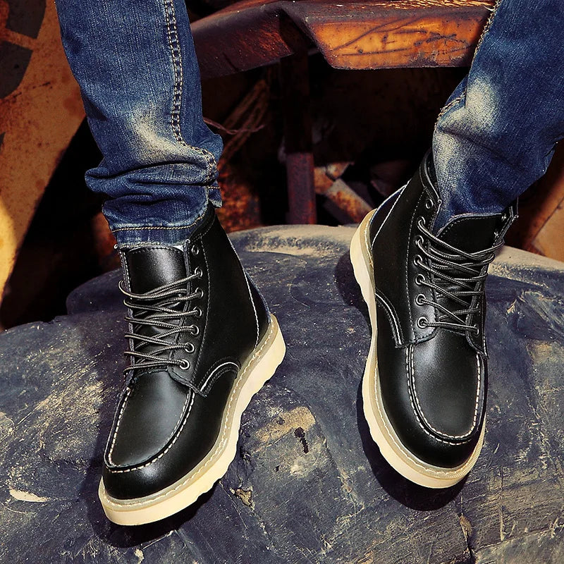 Konrel – Vintage-inspirierte Stiefel mit hohem Schaft