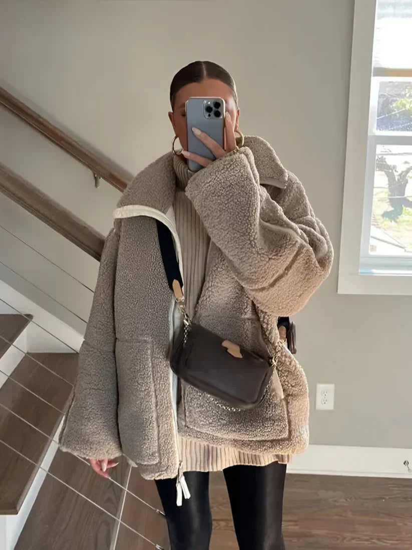 Anastazja | Weiche warme Winterjacke