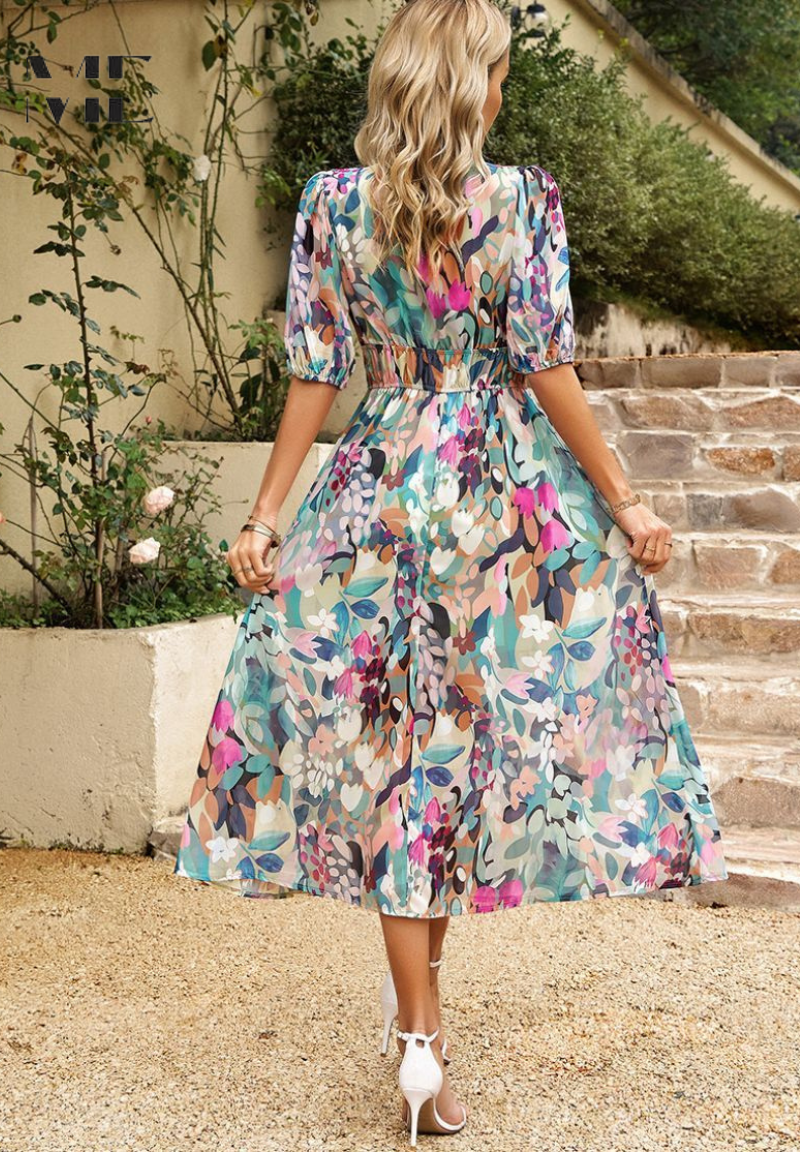 Flore | Elegantes Blumenkleid