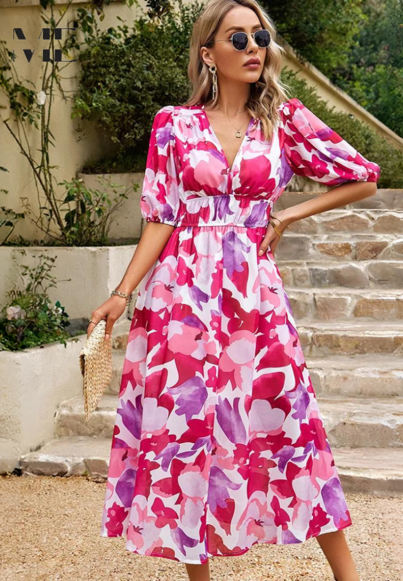 Flore | Elegantes Blumenkleid