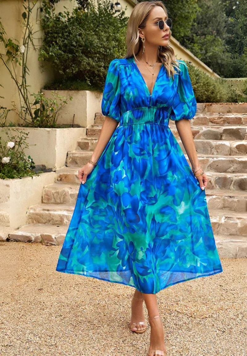 Flore | Elegantes Blumenkleid