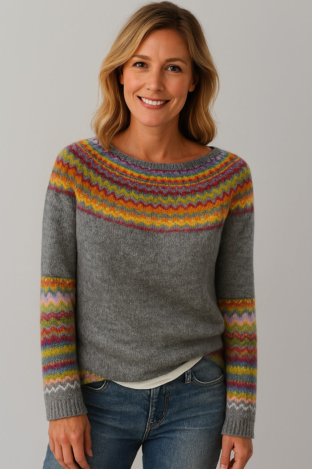 Lucie | Retro Winterpullover