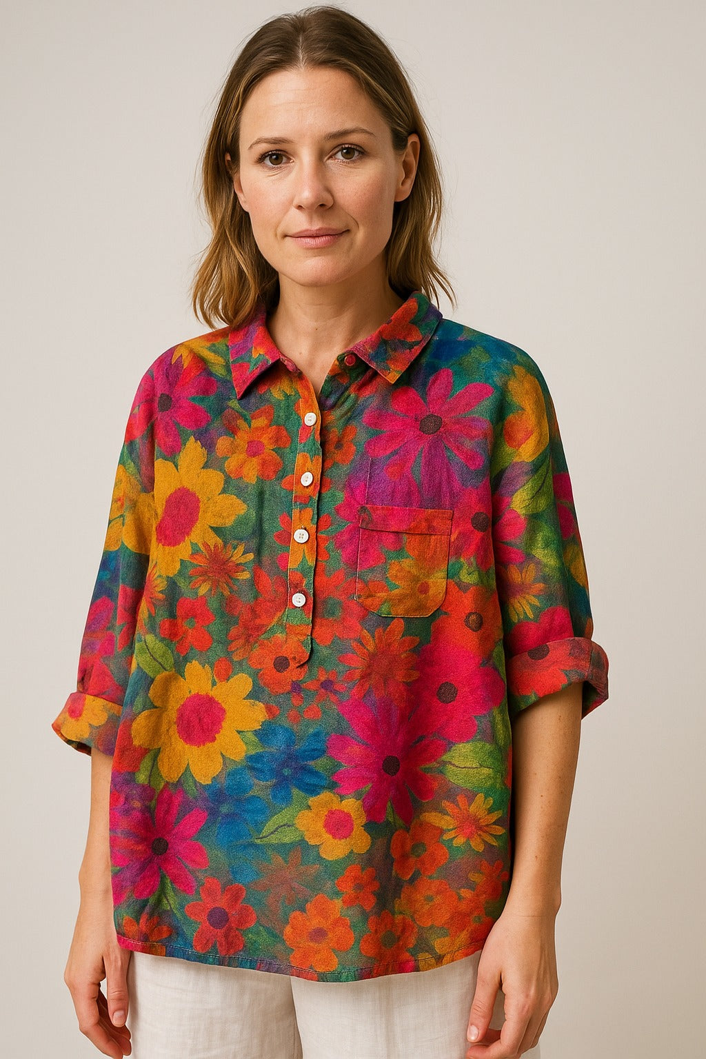 Mary Jane® | Klassische Blumenbluse