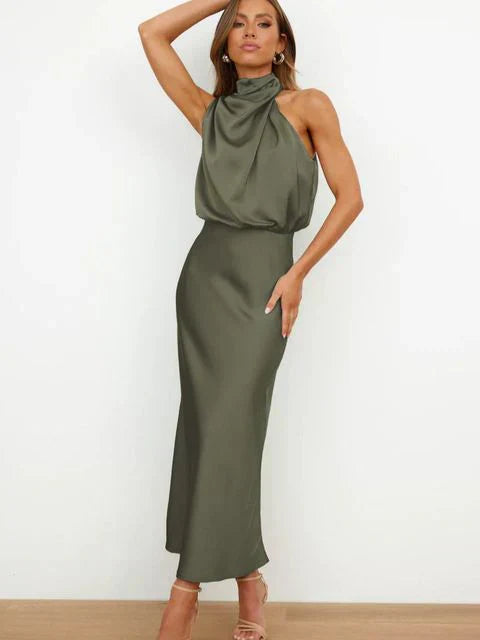 Benthe - Midi-Kleid mit Off-the-Shoulder-Design