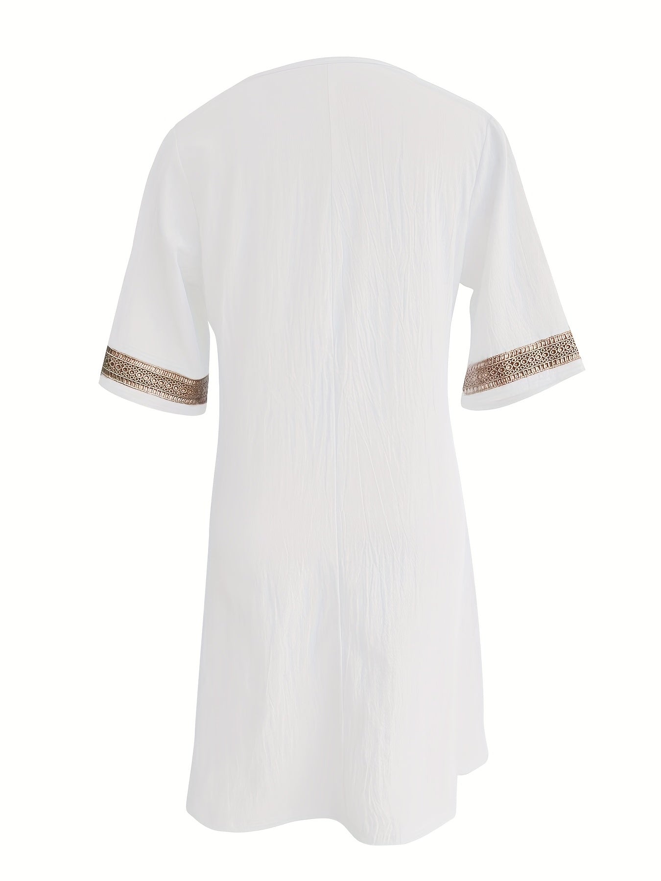 Izabela | Kleid mit Spitzen-Ausschnitt