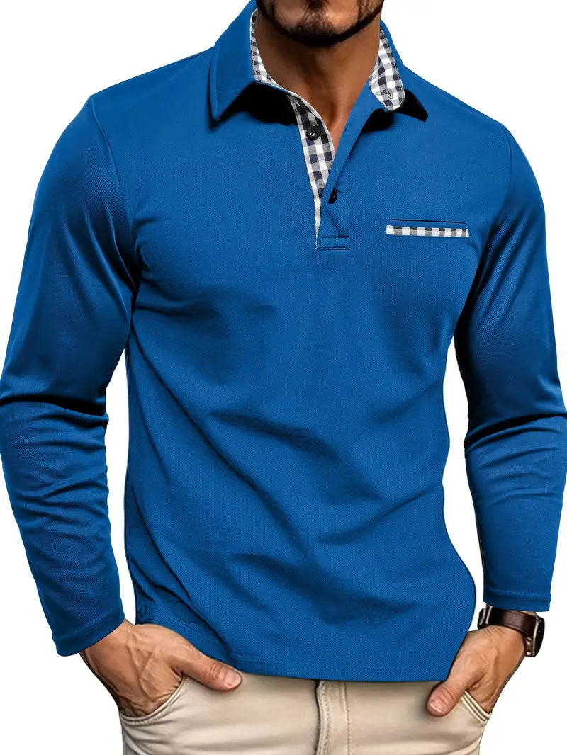 Jakub – Poloshirt mit langen Ärmeln