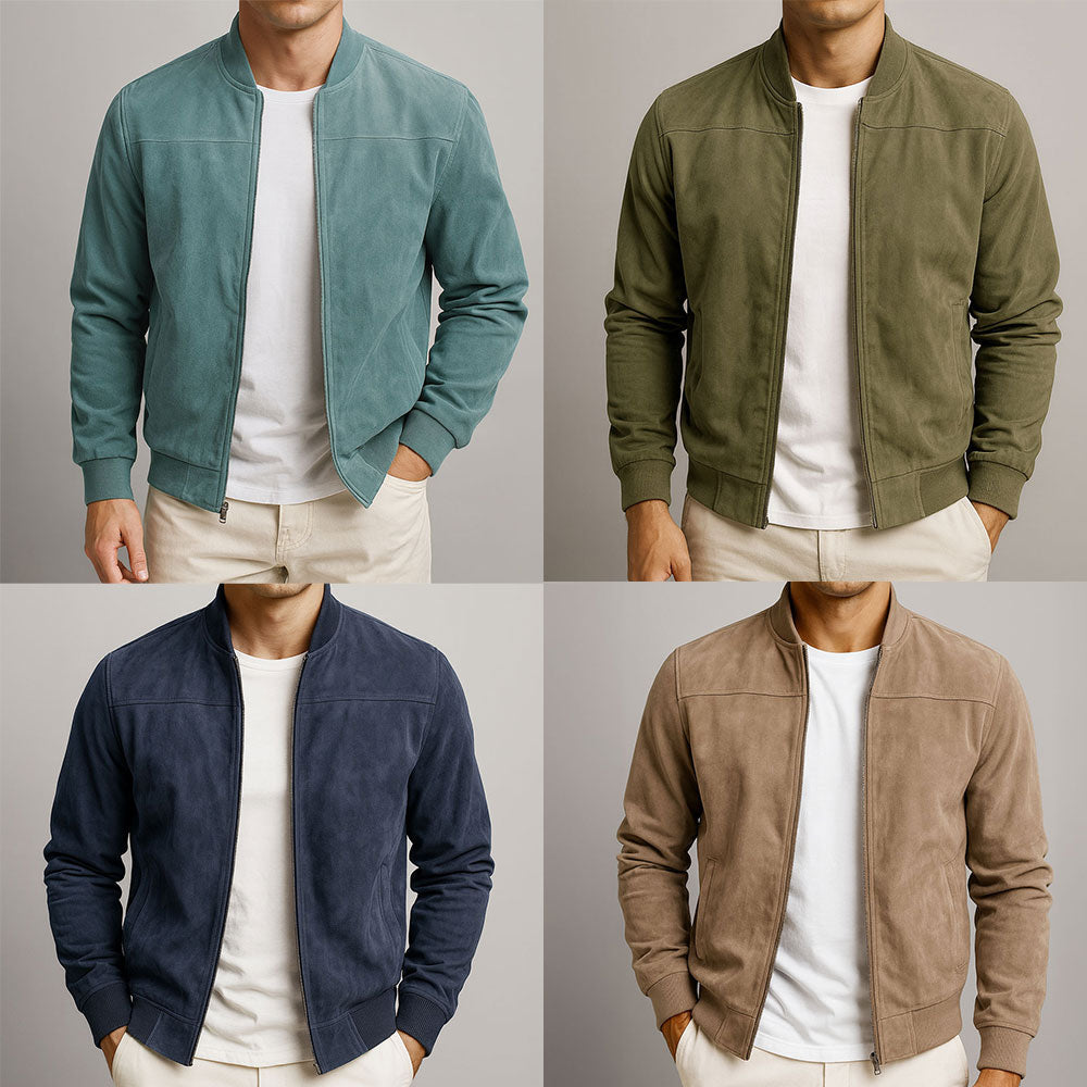 Edvin – Klassische Wildlederjacke