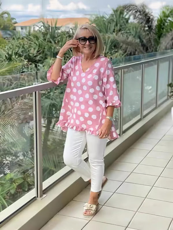 Chloe | Elegantes Top mit V-Ausschnitt