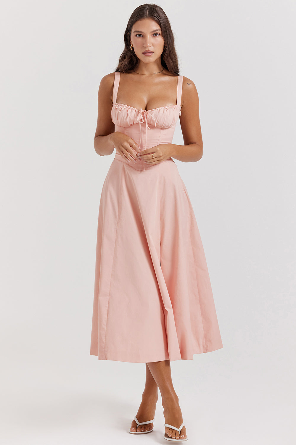 Elea | Midi-Kleid mit Korsett