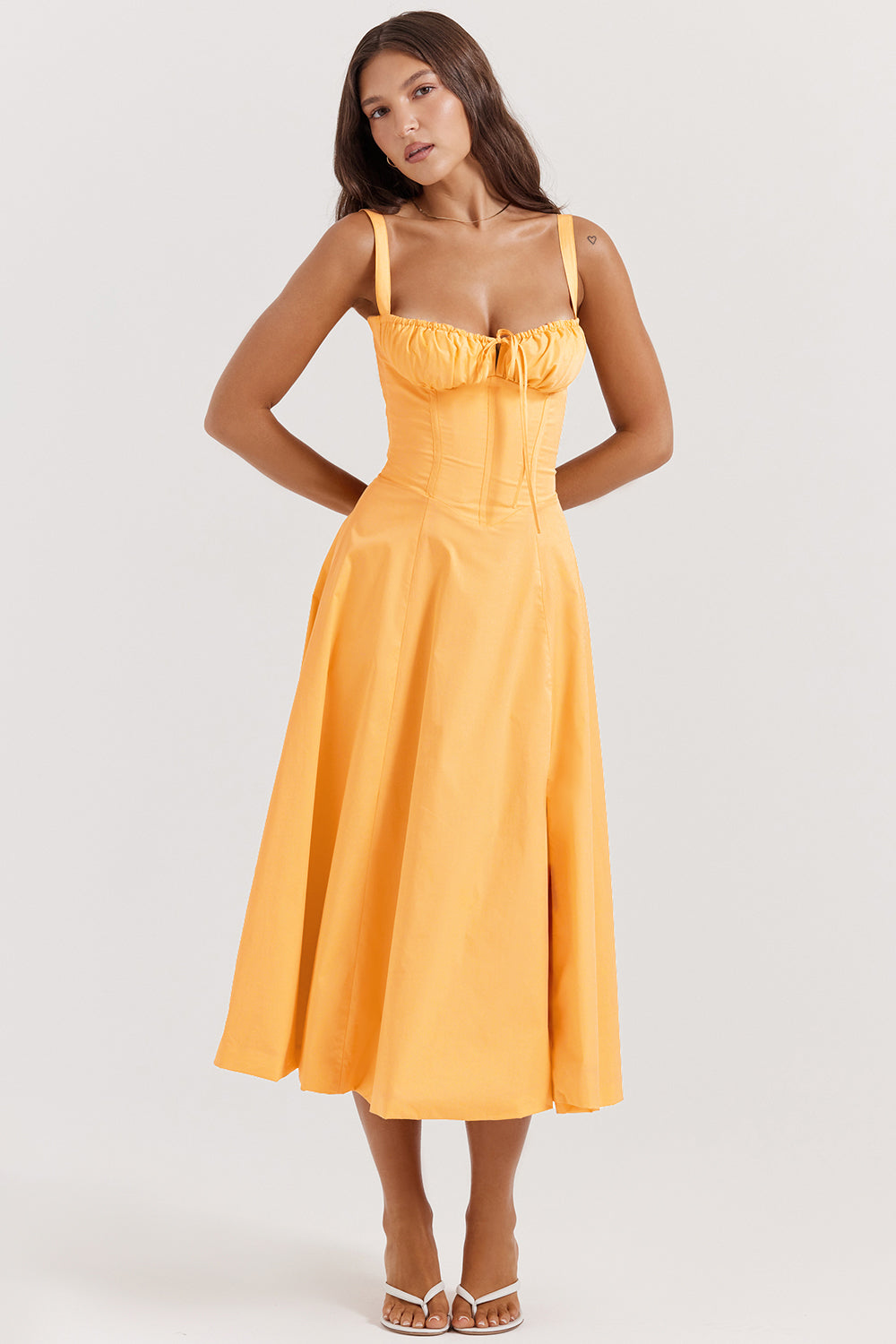Elea | Midi-Kleid mit Korsett