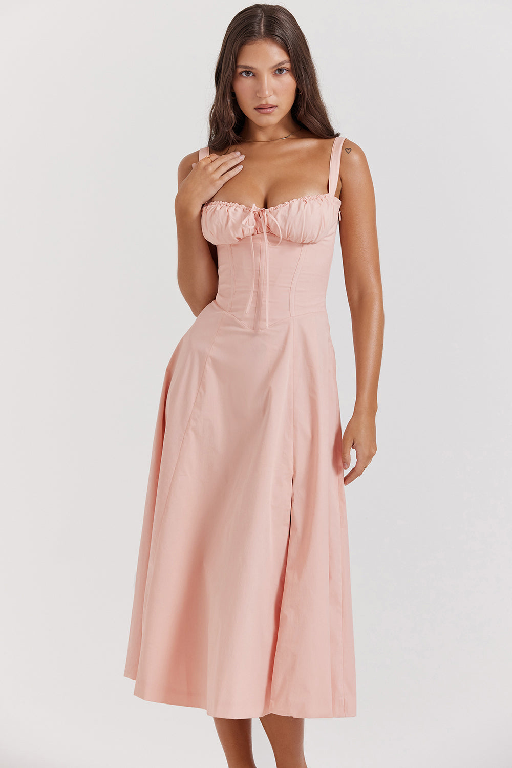 Elea | Midi-Kleid mit Korsett