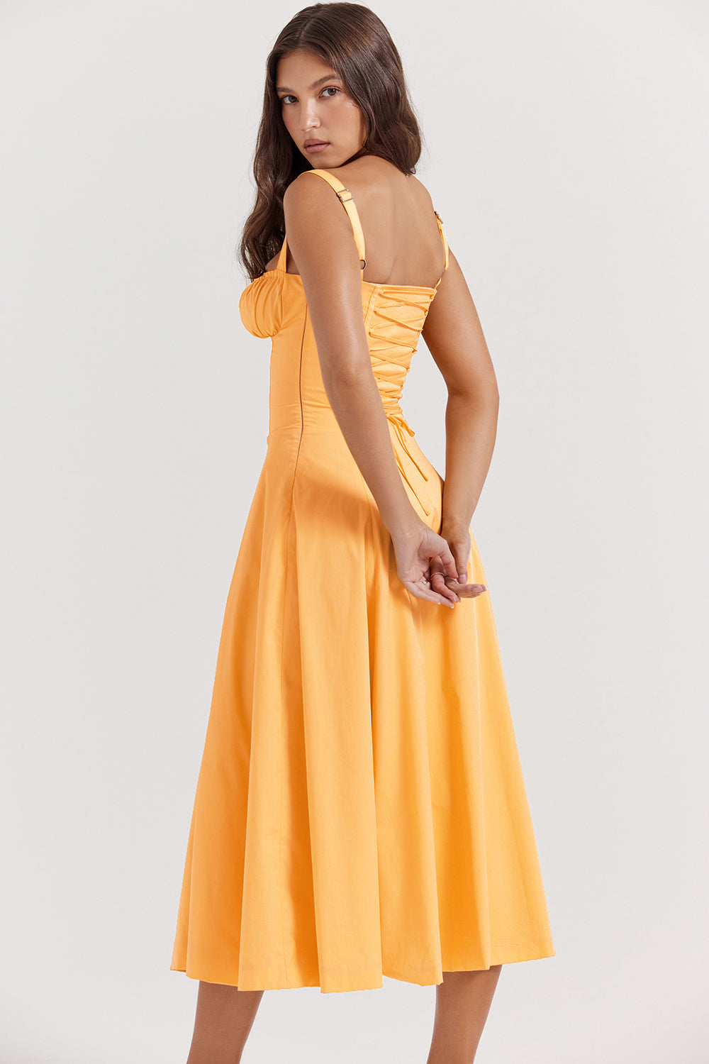 Elea | Midi-Kleid mit Korsett