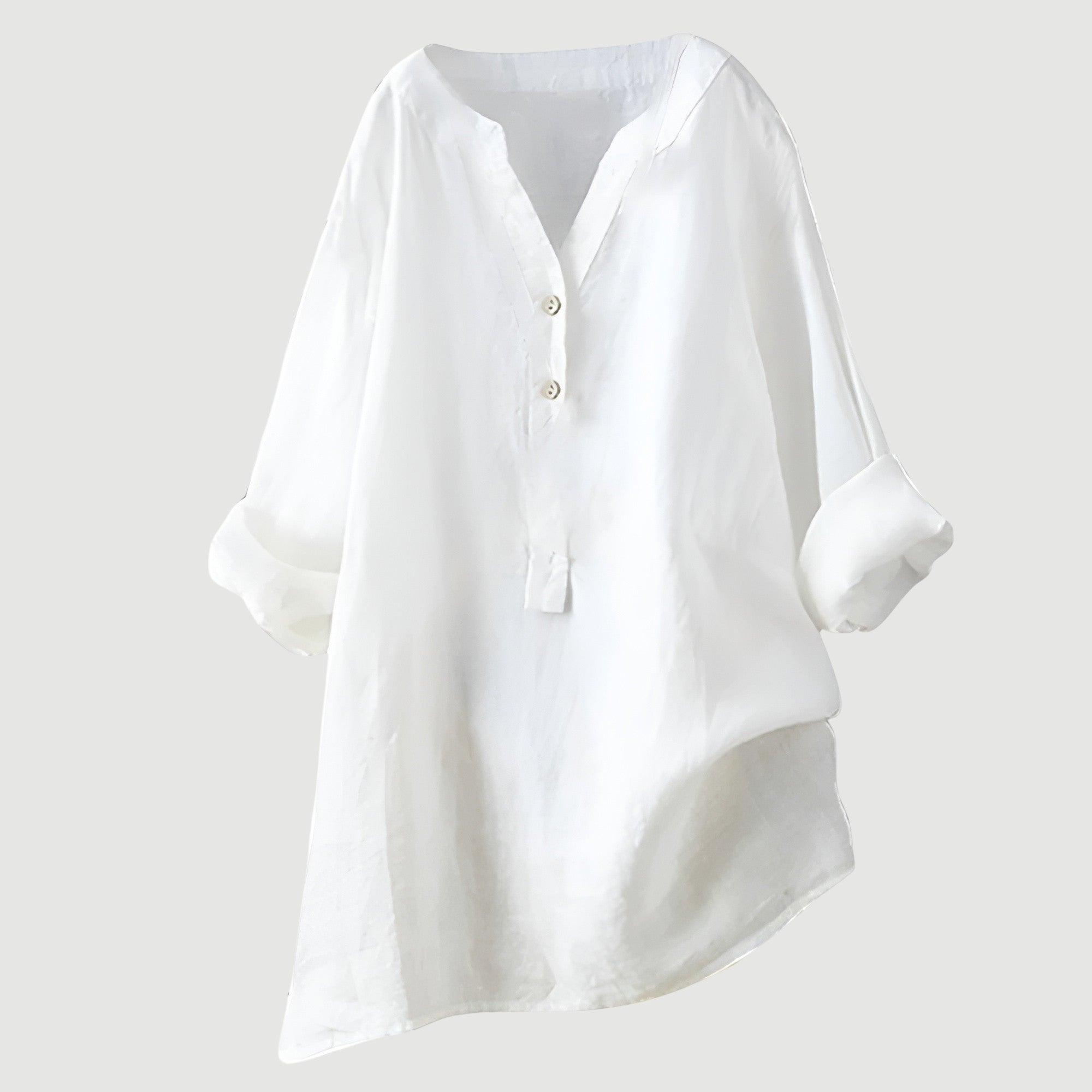 Freja™ – Luftige und Bequeme Bluse mit Knöpfen