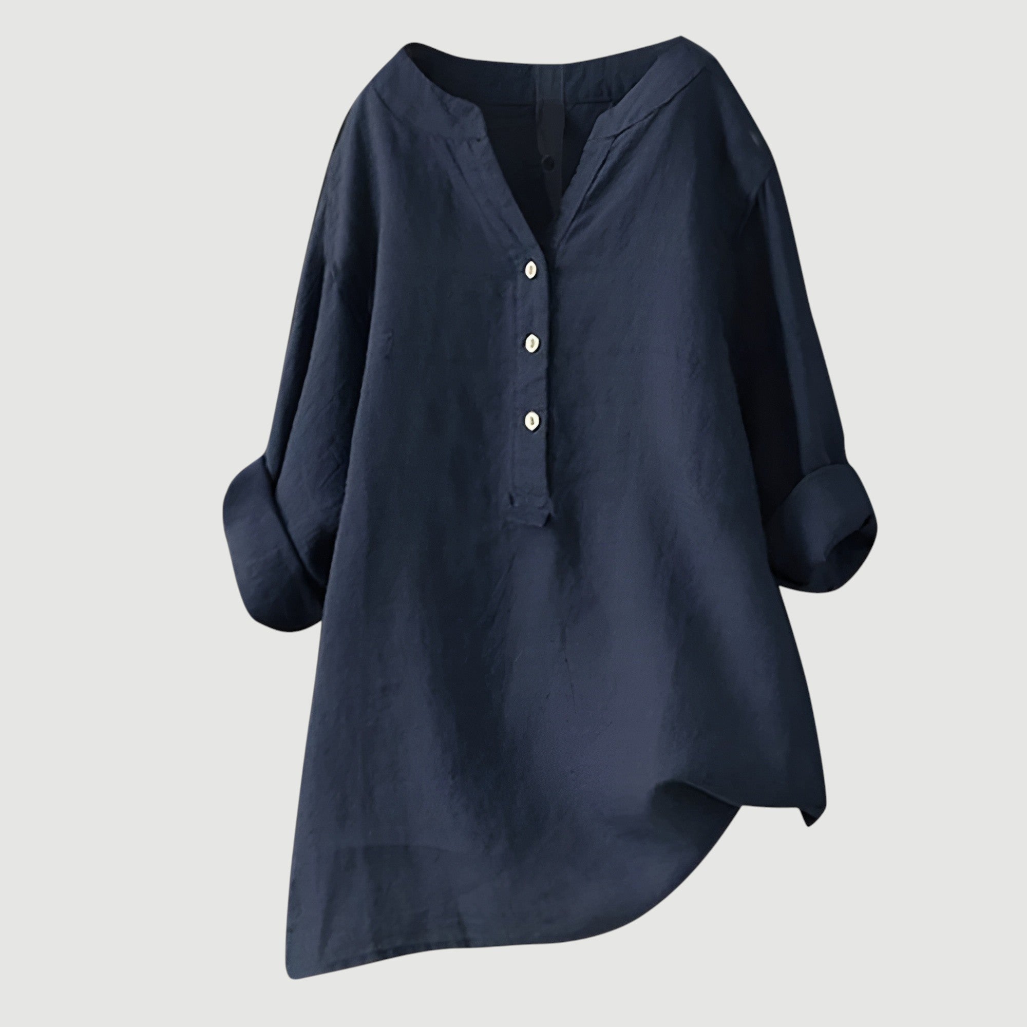 Freja™ – Luftige und Bequeme Bluse mit Knöpfen