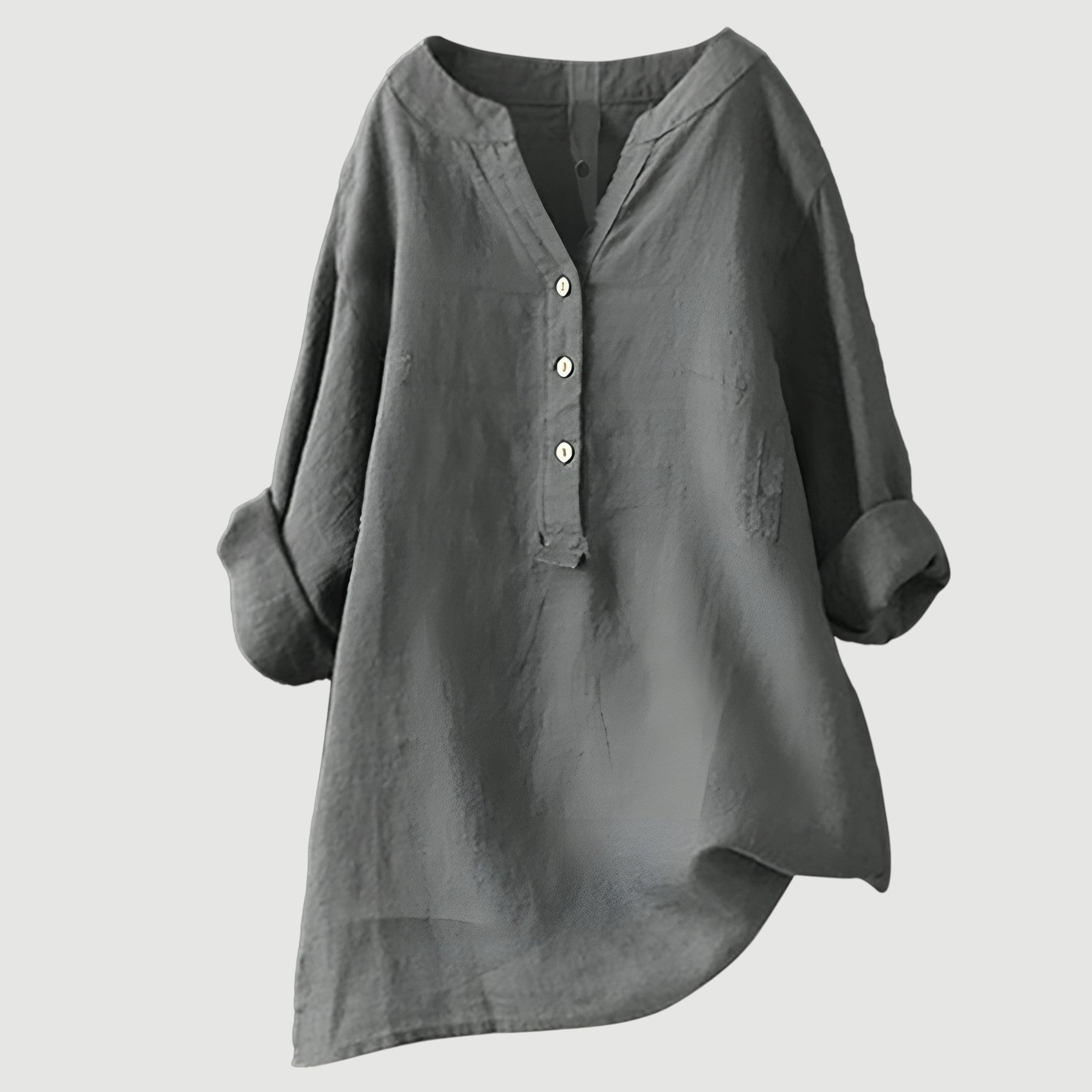 Freja™ – Luftige und Bequeme Bluse mit Knöpfen