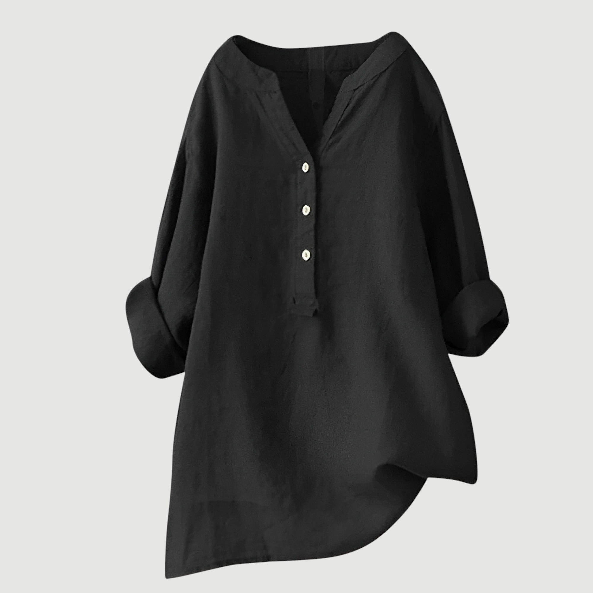 Freja™ – Luftige und Bequeme Bluse mit Knöpfen