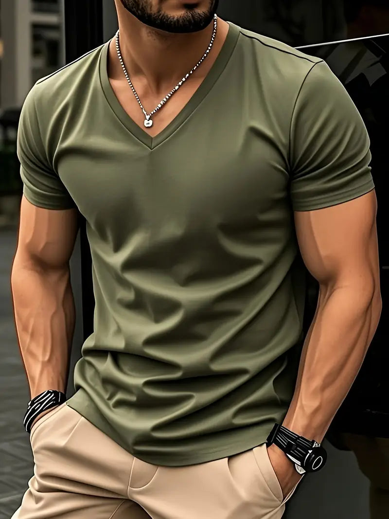 Savrani™ | Elegantes T-Shirt mit kurzen Ärmeln