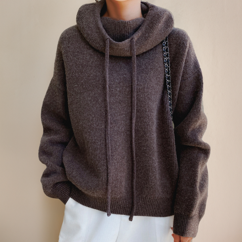 Maria | Wollpullover mit Rollkragen