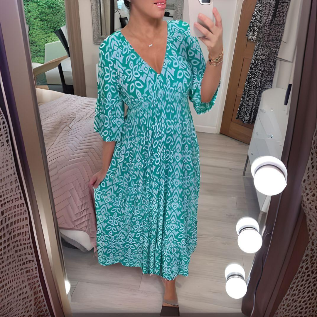 Isabella | Boho-Kleid mit Muster