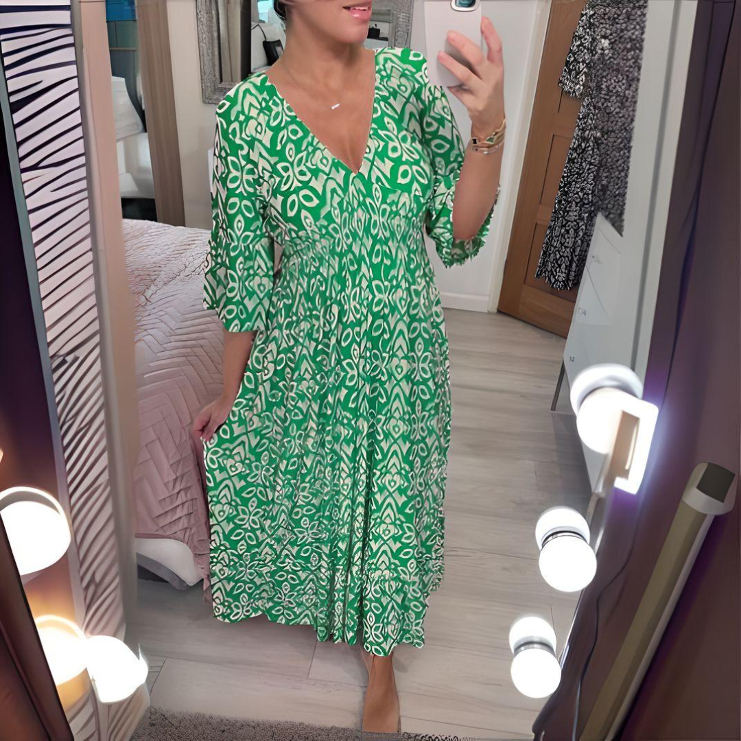 Isabella | Boho-Kleid mit Muster