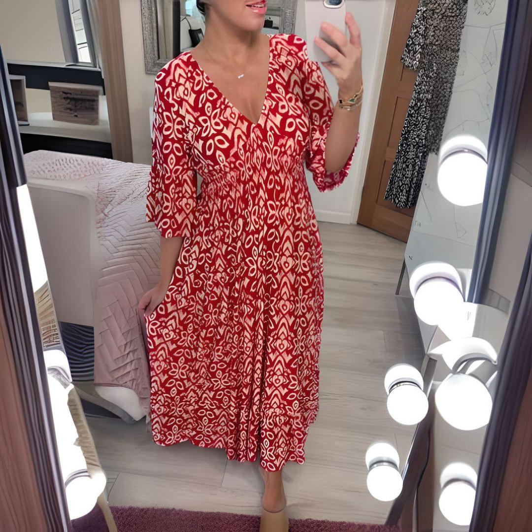 Isabella | Boho-Kleid mit Muster