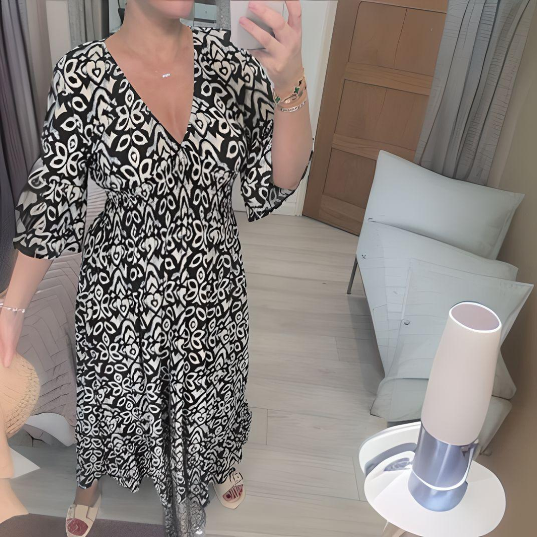 Isabella | Boho-Kleid mit Muster