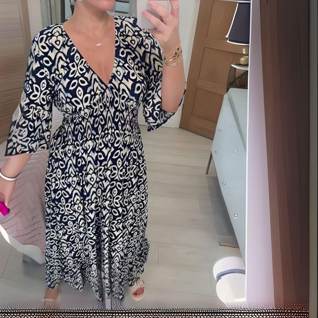 Isabella | Boho-Kleid mit Muster