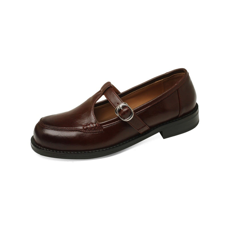 Christabel™ | Handgefertigte Mary Jane Schuhe mit T-Riemen
